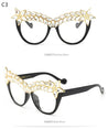 Luxury Cat Eye Diamond Sunglasses