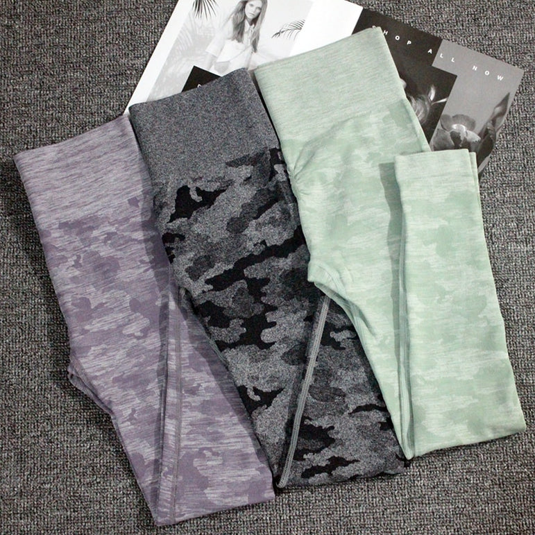 Camouflage Yoga Set Gym Fitness Clothing