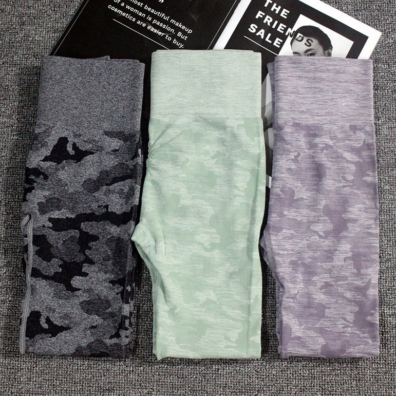 Camouflage Yoga Set Gym Fitness Clothing