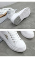 Fashion Breathable PU Leather Platform Sneakers