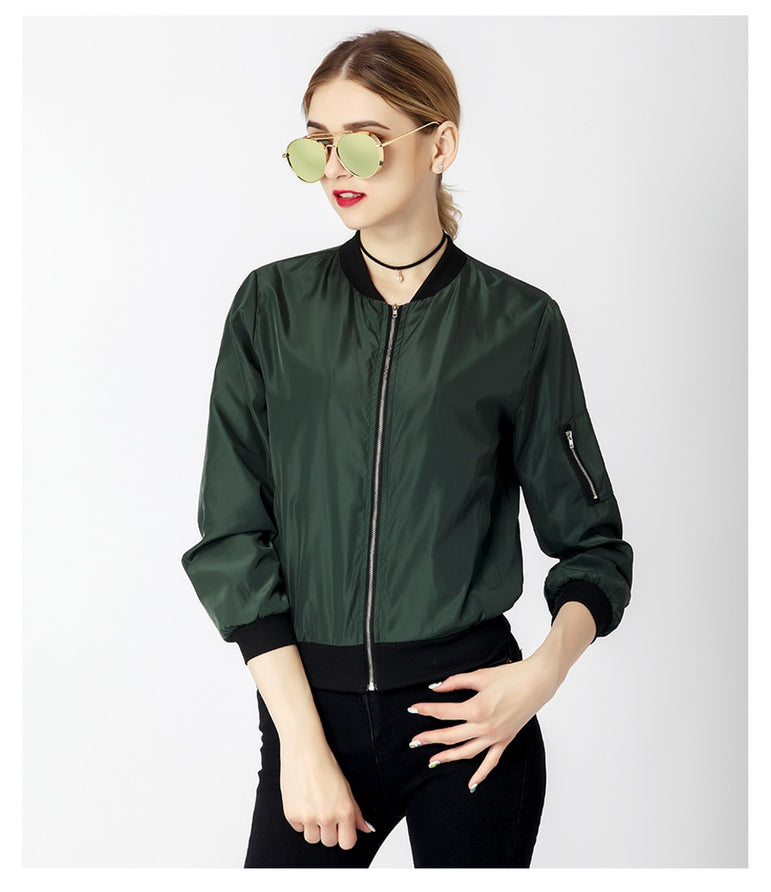 Windbreaker Women Coats Long Sleeve Jackets