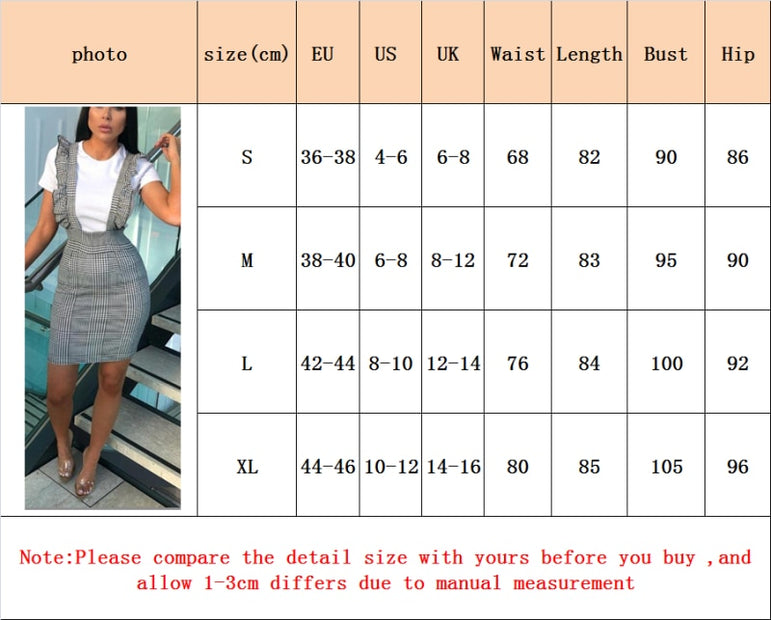 Frill Ruffle Pinafore High Waist Party Mini Dress