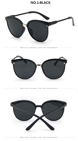 Cat Eye Luxury Plastic Sun Glasses