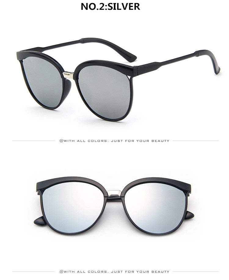 Cat Eye Luxury Plastic Sun Glasses