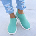Air Mesh Soft Female Knitted Vulcanized Shoes