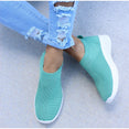 Air Mesh Soft Female Knitted Vulcanized Shoes