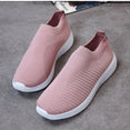 Air Mesh Soft Female Knitted Vulcanized Shoes