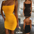 Bandage Hollow Out Sleeveless Backless Club Dress