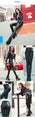 Autumn Winter Women Thin Velvet PU Leather Pants