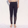 Women's sports mesh yoga pants