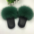 Furry Slippers Ladies Shoes Cute Plush Slippers