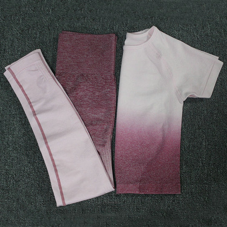 Ombre Energy Seamless Women Sport Suit