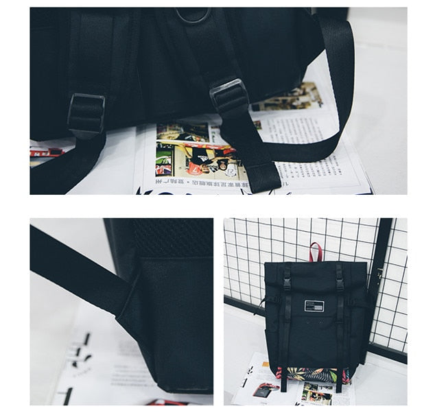 Trendy Double Shoulder Backpack