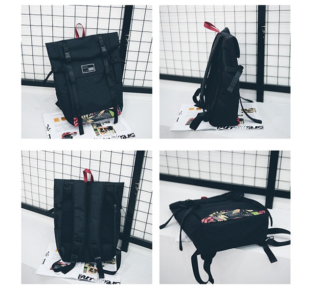 Trendy Double Shoulder Backpack