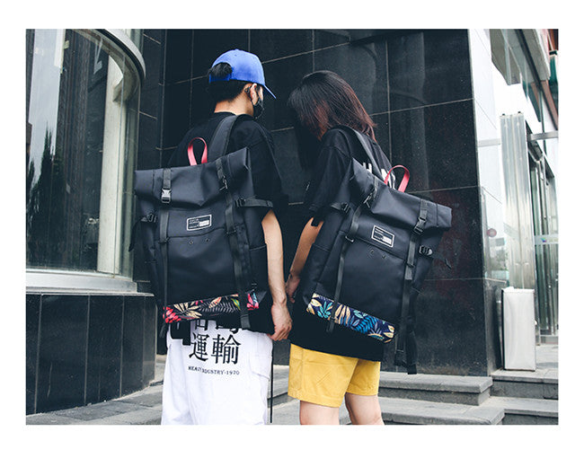 Trendy Double Shoulder Backpack
