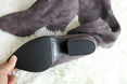 Over The Knee High Winter Shoes Pointed Toe Boots