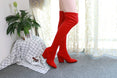 Over The Knee High Winter Shoes Pointed Toe Boots