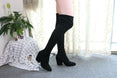 Over The Knee High Winter Shoes Pointed Toe Boots