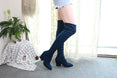 Over The Knee High Winter Shoes Pointed Toe Boots