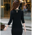 Floral Cotton Long Sleeve Chiffon Lace Blouse