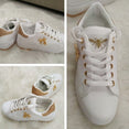 Fashion Breathable PU Leather Platform Sneakers