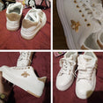Fashion Breathable PU Leather Platform Sneakers