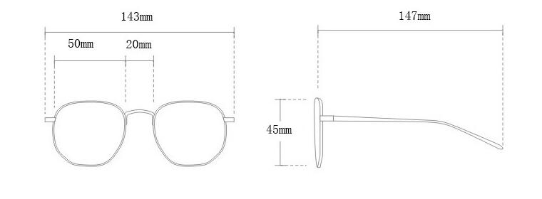 New Retro Small Round Frame Sunglasses