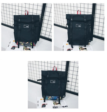 Trendy Double Shoulder Backpack