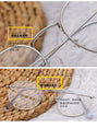 Classic Round Women's Metal Eyeglasses