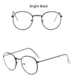 Classic Round Women's Metal Eyeglasses