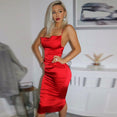 Satin lace up 2020 summer women bodycon
