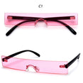 Rectangle Luxury Lens Personality Sunglasses