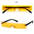 Rectangle Luxury Lens Personality Sunglasses