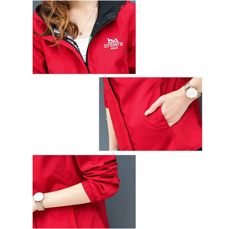 Streetwear Hooded Printed jacket