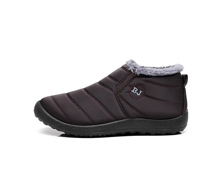 Winter Casual Shoes Women Warm Fur Ankle Sneakers