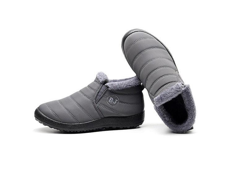Winter Casual Shoes Women Warm Fur Ankle Sneakers