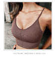 Push Up Seamless Crop Top Bra