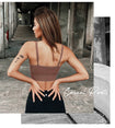 Push Up Seamless Crop Top Bra