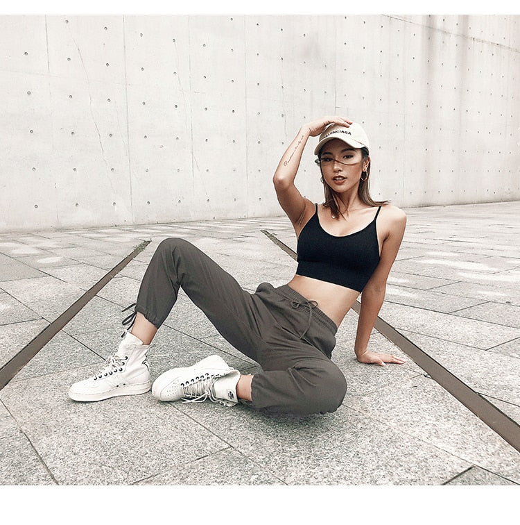 Push Up Seamless Crop Top Bra