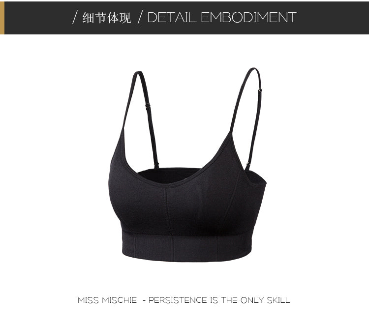 Push Up Seamless Crop Top Bra