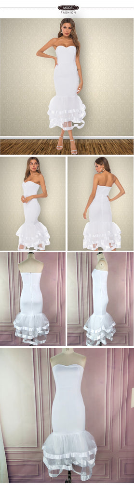 Party Tube Tops Wedding Off Shoulder Dress