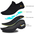Fashion Breathable Mesh Casual Shoes Platform Sneakers