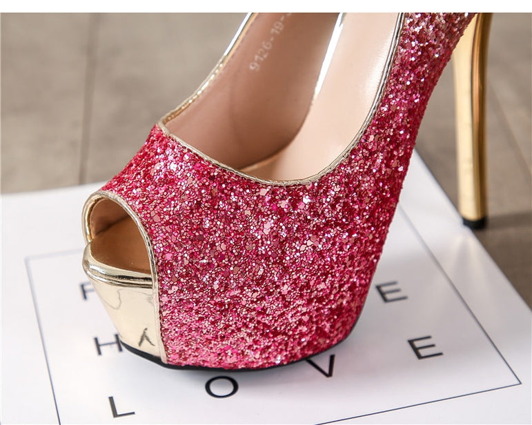 Woman Peep Toe Pumps Women Shoes