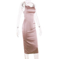 Satin lace up 2020 summer women bodycon