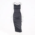 Satin lace up 2020 summer women bodycon