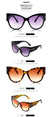 Cat Eye Oversize Gradient Sunglasses