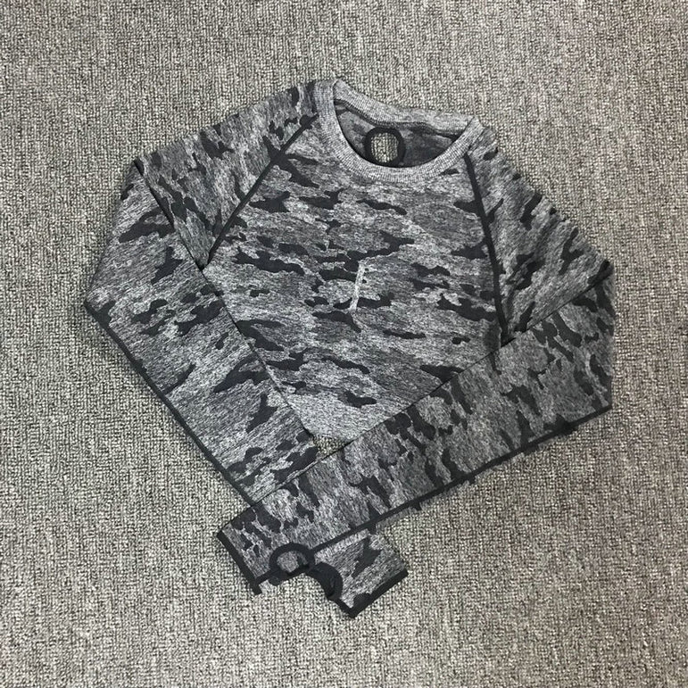 Camouflage Yoga Set Gym Fitness Clothing