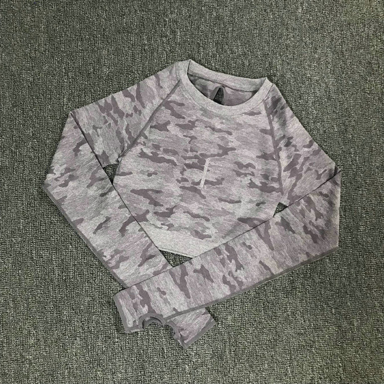 Camouflage Yoga Set Gym Fitness Clothing