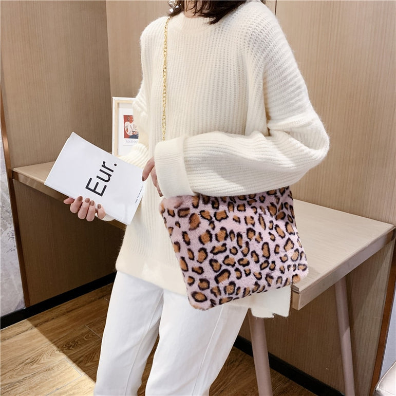 leopard Female Messenger Bag