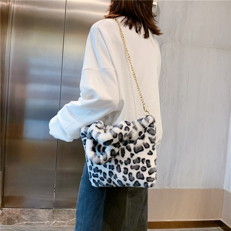leopard Female Messenger Bag